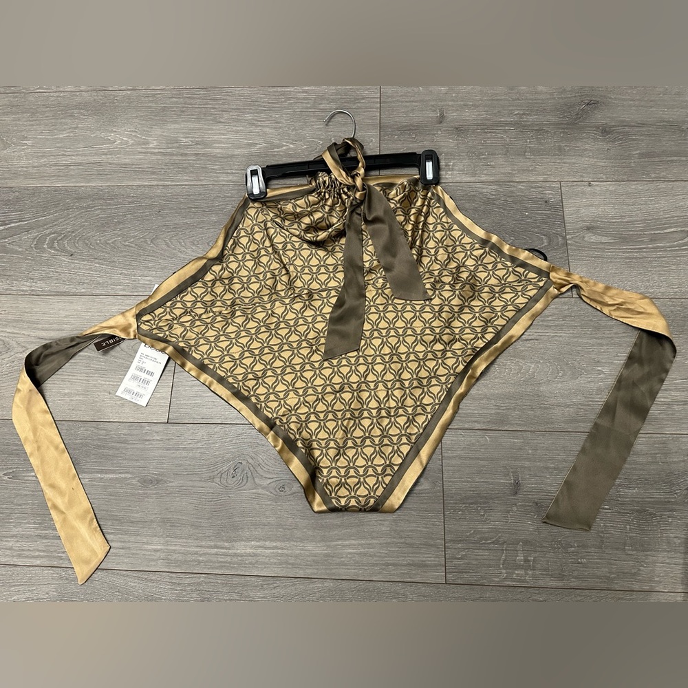 Bebe Reversable Halter Top